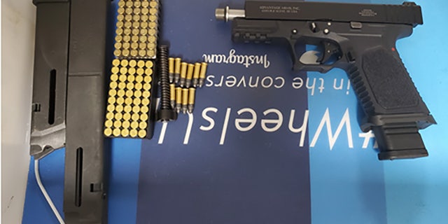.22 caliber gun and ammunition