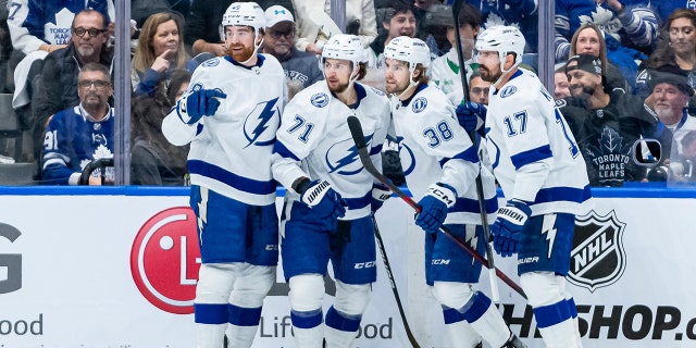 Lightning after scoring a goal