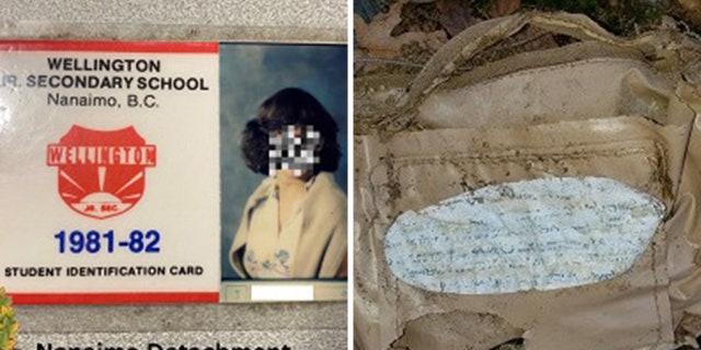 School ID from purse that 'had probably been stolen' returned to owner after 40 years On April 13, the Royal Canadian Mounted Police announced the discovery and return of a purse that contained a student identification card dated 1981-1982. The purse had apparently been buried in a homeowner's yard.