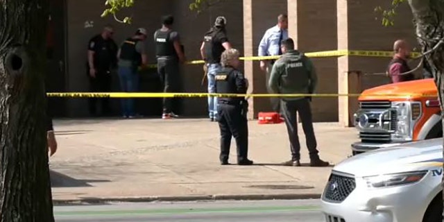 Police responded to a shooting at Jefferson Community and Technical College/Technical campus in Louisville, Kentucky, on Monday.
