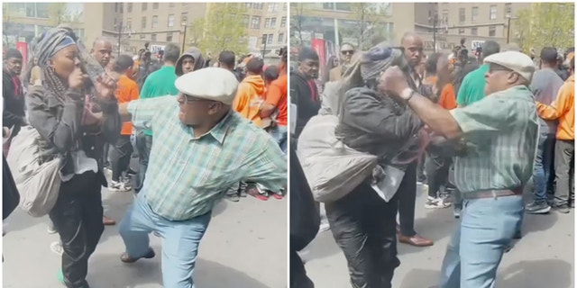 Man punches woman during Earth Day event 