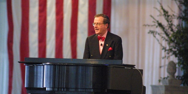 Mark Russell skewered Democrats and Republicans in hIs political parody songs. 