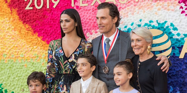 Matthew McConaughey says he's enjoying the "adventures" he's having with his kids while they're still young and in the house.