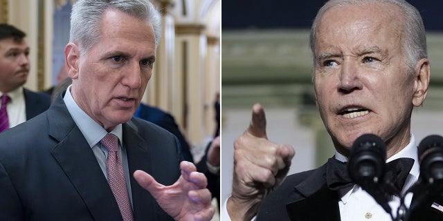 House Speaker Kevin McCarthy and President Joe Biden