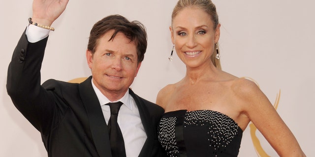 Michael J. Fox and wife Tracy Pollan