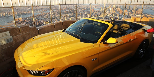 Ford put a Mustang on the observation deck of the Empire State Building in 2014 to recreate a stunt originally done in 1964.