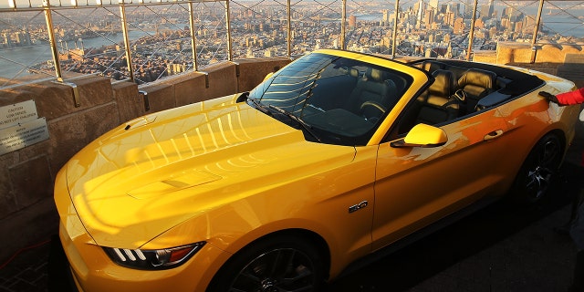 Ford put a Mustang on the observation deck of the Empire State Building in 2014 to recreate a stunt originally done in 1964.