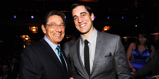 Joe Namath and Aaron Rodgers