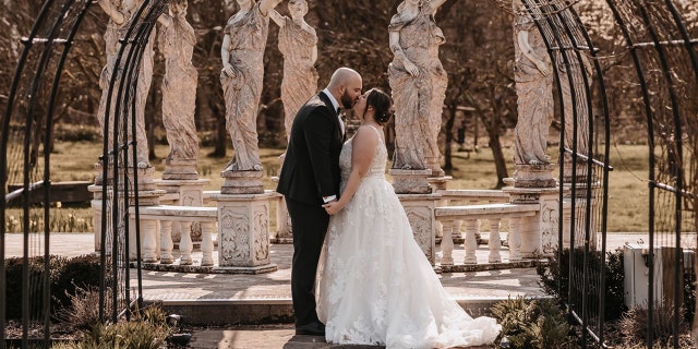 Newlyweds Daisy Allen, 24, and Tom Allen, 31, were forced to cancel their honeymoon after the new bride suffered a debilitating foot injury. 