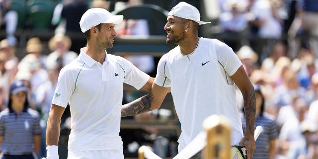 Novak y Kyrgios después de Wimbledon