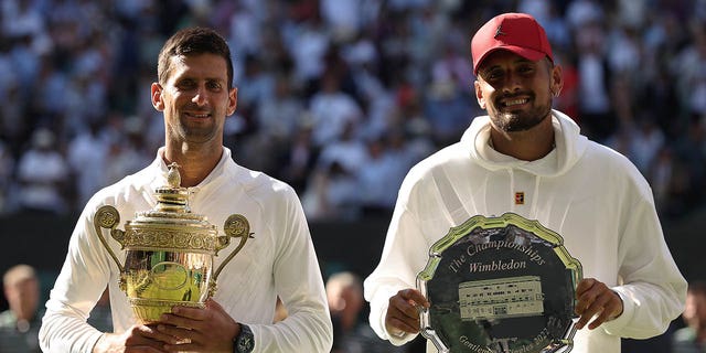 Novak y Kyrgios después de Wimbledon