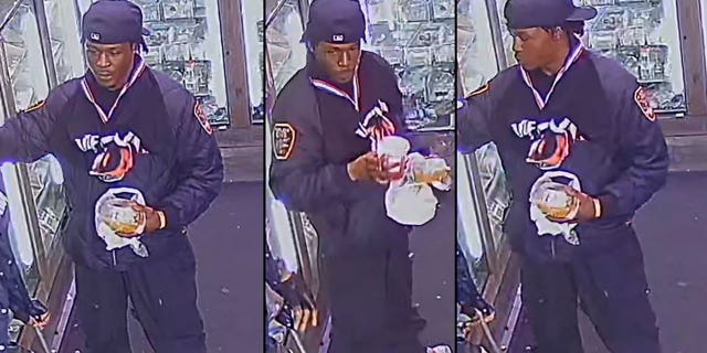 NYPD released images of the suspect after a 36-year-old man was shot in the head inside a smoke shop located at 304 Lenox Ave. in Manhattan.