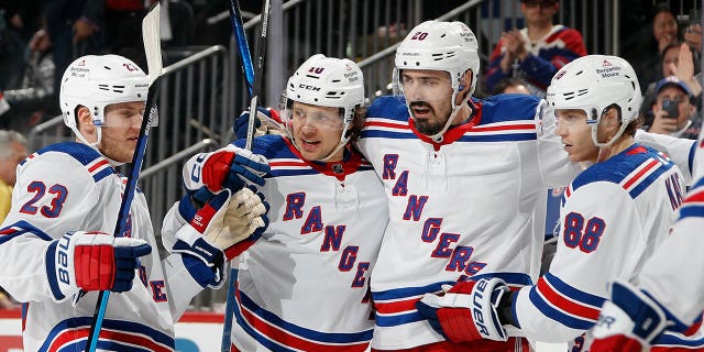 Rangers celebrate goal
