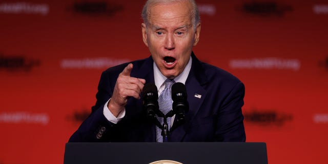 U.S. President Joe Biden addresses the North America's Building Trades Unions legislative conference