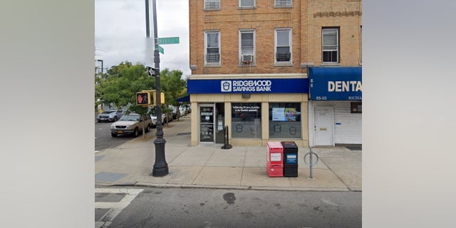 An elderly woman was put in a chokehold by a bank robber in a Queens bank