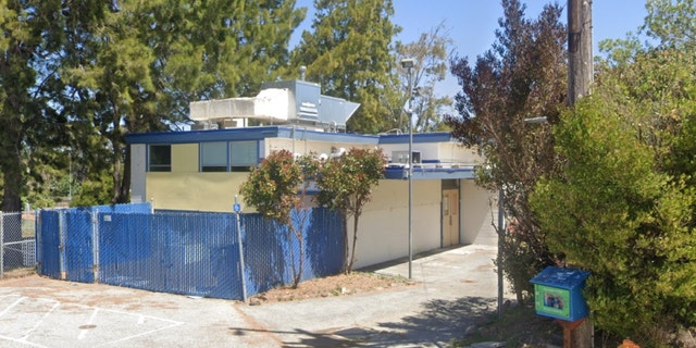 Exterior of the building of El Crystal Elementary School in San Bruno, California, which closed down in 2018 due to financial issues.