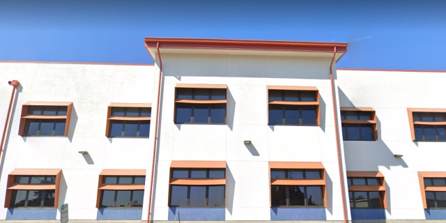 A picture of Allen Elementary School in San Bruno, California under construction, where Yeh caught second grade.
