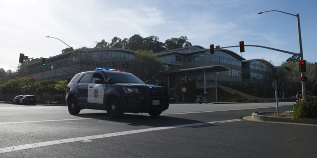 File photo of a San Bruno Police Department car in 2018.