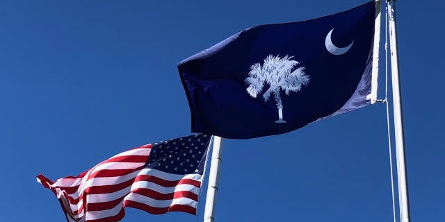 US-South Carolina flags
