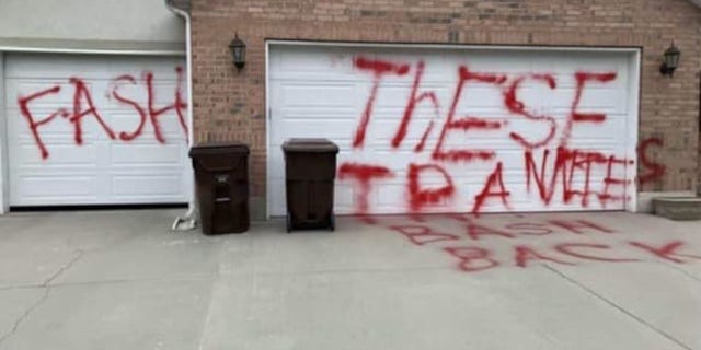 State Sen. Mike Kennedy's home was vandalized