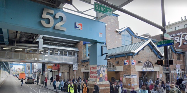 Exterior of 52nd St. SEPTA station