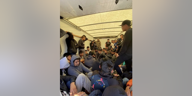 A total of 58 illegal immigrants were found in the bed of Penske trucks in El Paso smuggling raids