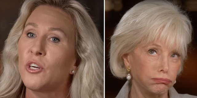 Marjorie Taylor Greene and Lesley Stahl faced off in a heated interview Sunday, during which Greene doubled down on claims that Democrats are "pedophiles."