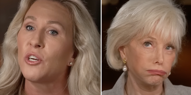 Marjorie Taylor Greene and Lesley Stahl faced off in a heated interview Sunday, during which Greene doubled down on claims that Democrats are "pedophiles."