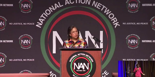 Susan Rice spoke at the National Action Network Convention on Wednesday