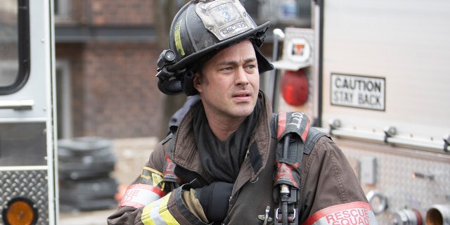 Taylor Kinney stars as firefighter Kelly Severide on Chicago Fire.