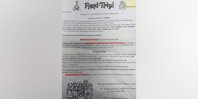 Permission slip