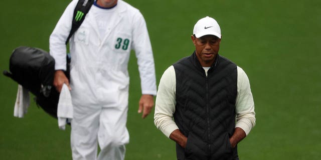Tiger Woods at the 2023 Masters 