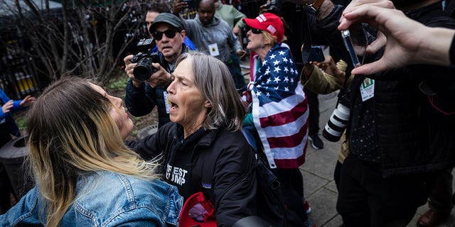 NY protests Trump indictment