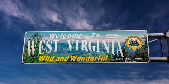 West Virginia welcome sign