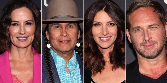 Wendy Moniz, Mo Bring Plenty, Dawn Olivieri and Josh Lucas walked the PaleyFest red carpet to represent "Yellowstone."