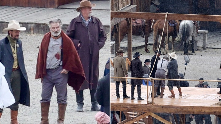Alec Baldwin spotted on ‘Rust’ set being ‘shot’ and ‘hung’