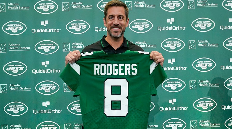 Aaron Rodgers New York Jets Nike Toddler Player Name & Number T-Shirt -  Green