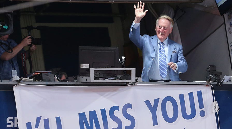 The Original Vin Scully 67 Dodgers Tribute T-shirt 