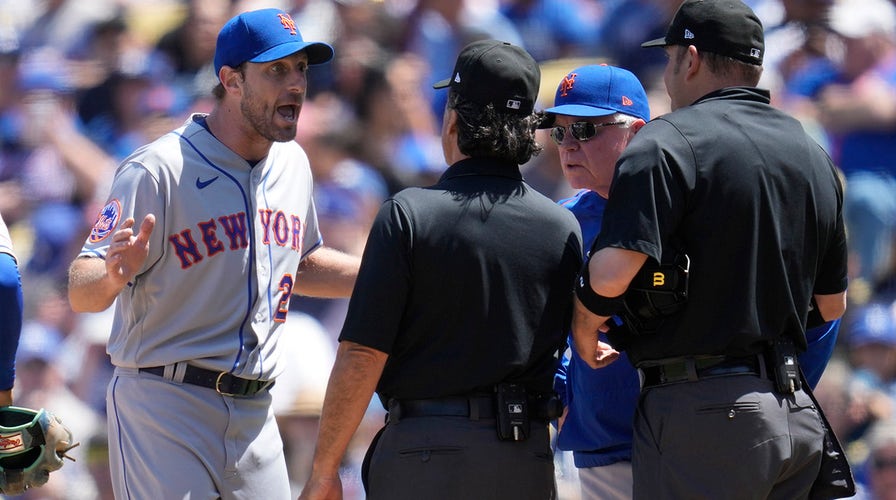Mets' Max Scherzer ejected after heated conversation during substance check