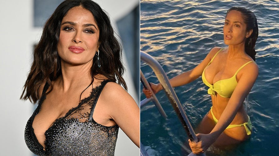 Salma Hayek stuns in bikini pictures, feels 'renewed' after ocean dip