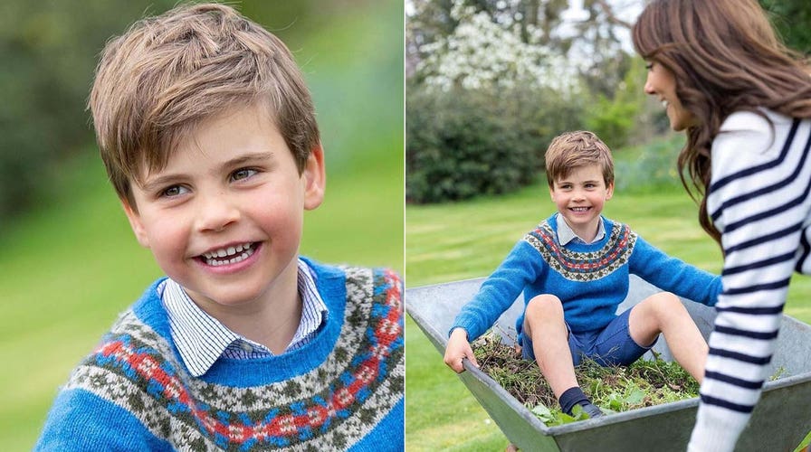 Kate Middleton Gives Prince Louis A Wheelbarrow Ride In New Photos ...