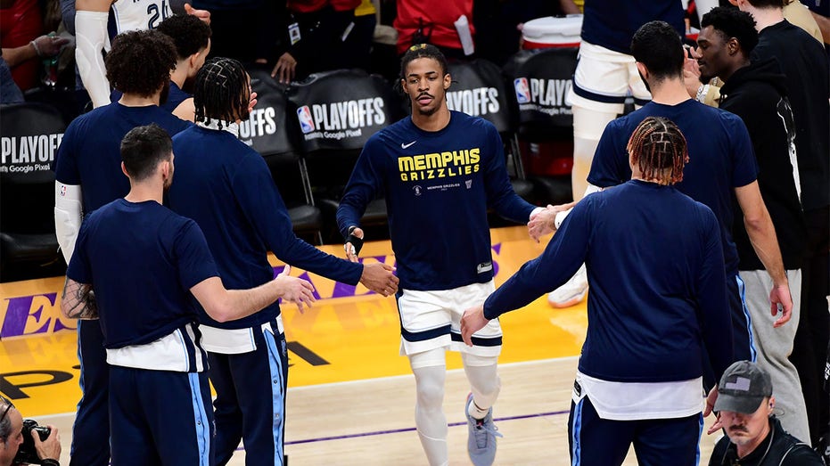 Ja Morant of the Memphis Grizzlies arrives to the arena before the News  Photo - Getty Images