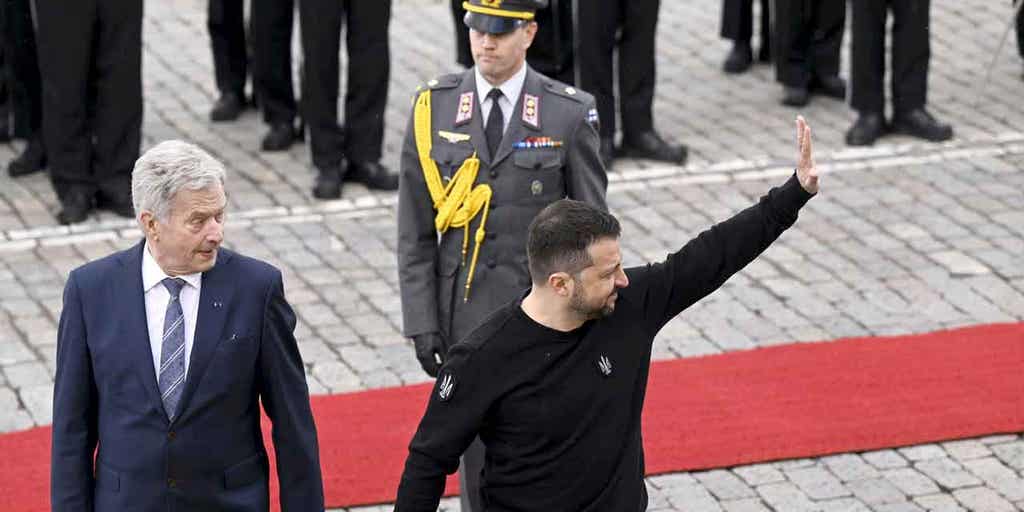 Ukraine's President Volodymyr Zelenskyy asks for more firepower for his country during trip to Finland - Vimarsana News