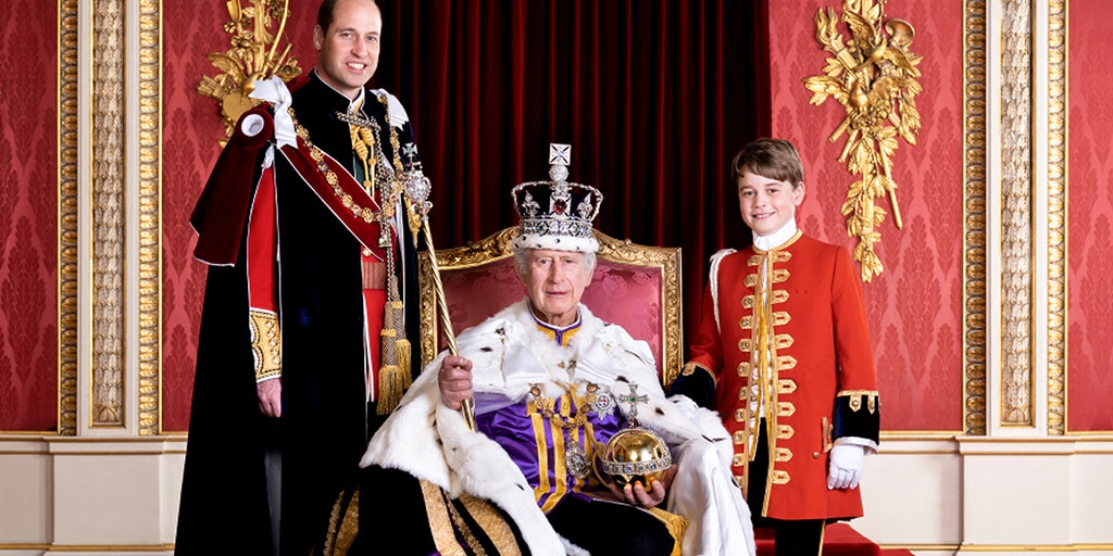 New coronation portrait of King Charles III with Prince William, Prince George released by Buckingham Palace - Vimarsana News