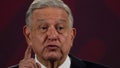 FILE - Mexican President Andres Manuel Lopez Obrador speaks during his regularly scheduled morning press conference at the National Palace in Mexico City, Feb. 28, 2023. Lopez Obrador has again complained to the United States that the U.S. government is funding organizations opposed to his administration, this time in a letter dated Tuesday, May, 2, 2023, to President Joe Biden.