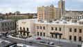The main entrance to the MGM Springfield Casino in Springfield, MA is seen from the top of the parking deck on Jan. 25, 2019. (Photo by  Nathan Klima for The Boston Globe via Getty Images)s)