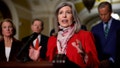 Sen. Joni Ernst (R-IA) talks to reporters following the weekly Senate Republican policy luncheon in the U.S. Capitol on February 14, 2023 in Washington, DC. - Fox News