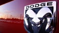 The Dodge logo is seen on a new Dodge RAM 3500 Heavy Duty pickup truck at a dealership in Springfield, Illinois, on Aug. 15, 2010. Federal safety regulators are investigating possible electrical problems in older Dodge Journeys.