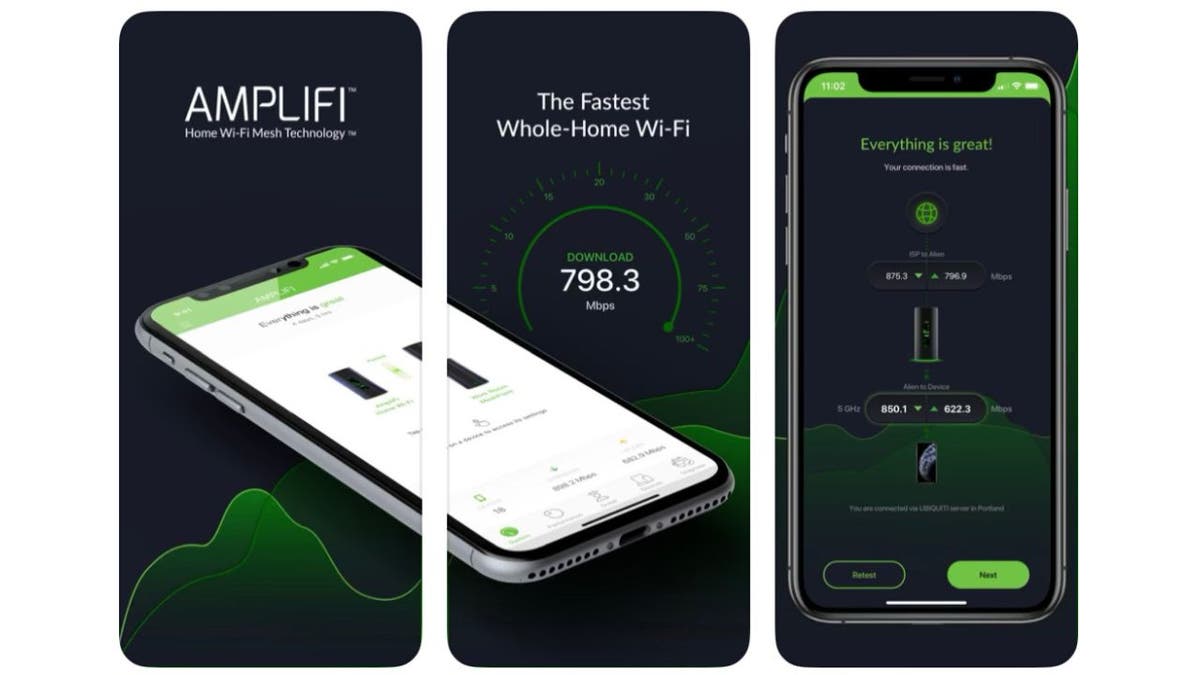 AmpliFI Wi-Fi is an app that allows you to view diagnostic information and upload activity.