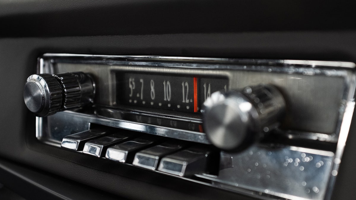 old-fasioned car radio